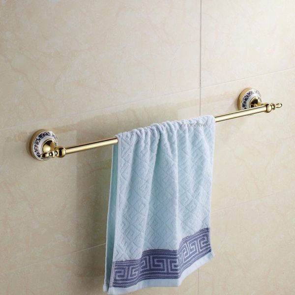 towel racks high-end european style bathroom rose gold bar blue and white porcelain hardware single layer
towel racks high-end european style bathroom rose gold bar blue and white porcelain hardware single layer