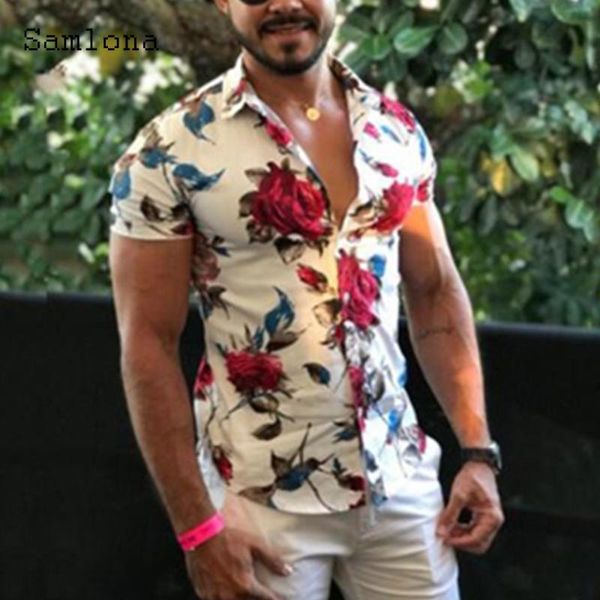 men's casual shirts plus size 3xl men elegant shirt blouse mens clothing 2021 summer bohemian flower short sleeve male blusas, White;black
men's casual shirts plus size 3xl men elegant shirt blouse mens clothing 2021 summer bohemian flower short sleeve male blusas, White;black
