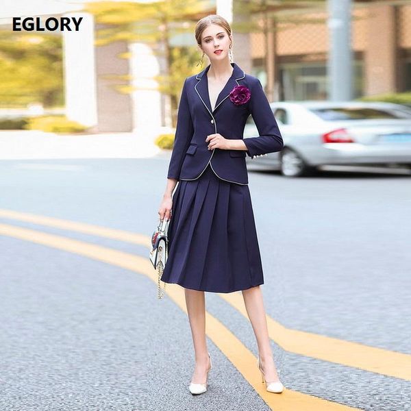 women's suits & blazers business suit women appliques floral blazer coats+knee-length dark blue a-line skirt office work set la, White;black
women's suits & blazers business suit women appliques floral blazer coats+knee-length dark blue a-line skirt office work set la, White;black