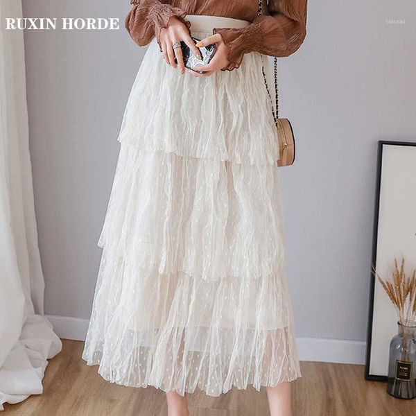 skirts lace folds lolita style skirt 2021 spring summer irregular pleated a type mid-length cake gauze ins super mesh sweet girl, Black
skirts lace folds lolita style skirt 2021 spring summer irregular pleated a type mid-length cake gauze ins super mesh sweet girl, Black
