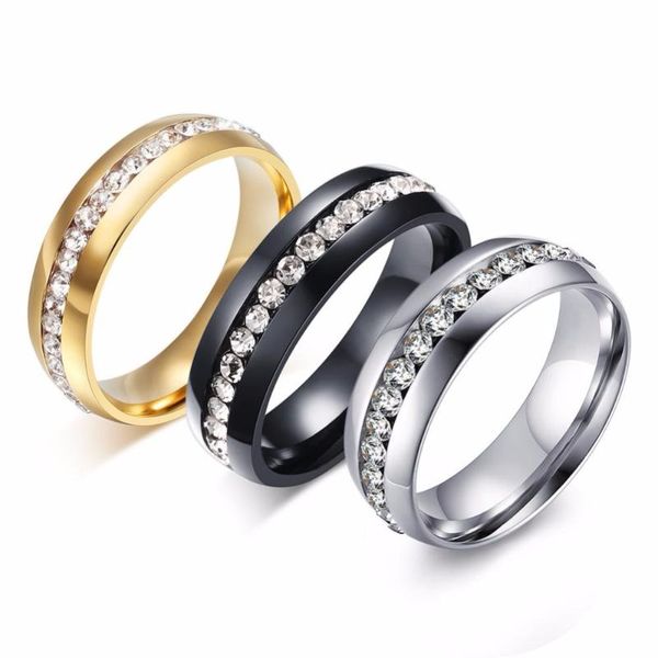 cluster rings bling women's engagement ring stainless steel with rhinestone 5-13 us size luxury jewelry for woman and man, Golden;silver
cluster rings bling women's engagement ring stainless steel with rhinestone 5-13 us size luxury jewelry for woman and man, Golden;silver