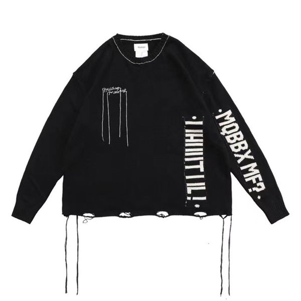 2021 new 20fw doublet vintage marry me sweater men woman letter tassel destruction knitted crewneck zs0s, White;black 
2021 new 20fw doublet vintage marry me sweater men woman letter tassel destruction knitted crewneck zs0s, White;black