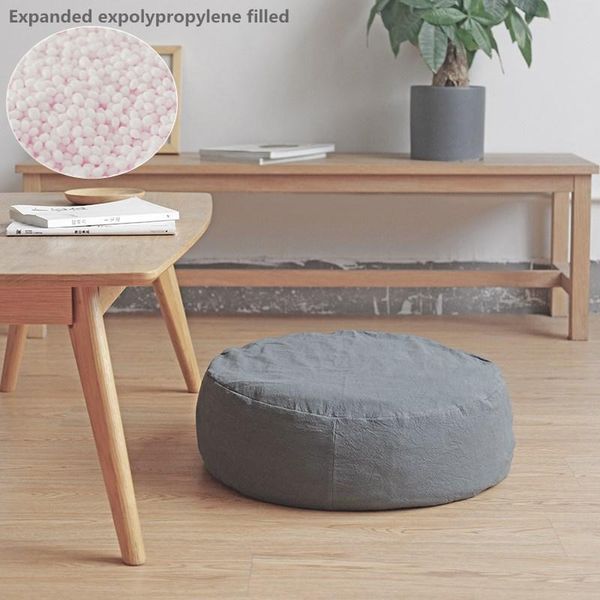 8 color solid color japanese cotton futon floor cushion epp filled pouf throw round seat cushion round tatami home decor pillow
8 color solid color japanese cotton futon floor cushion epp filled pouf throw round seat cushion round tatami home decor pillow