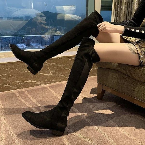 boots 2021 ladies over the knee lace up high heels autumn and winter women's shoes, Black
boots 2021 ladies over the knee lace up high heels autumn and winter women's shoes, Black