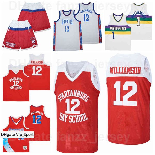 movie high school basketball alternate 12 zion williamson jersey 1 spartanburg day griffins team orange white color hip hop breathable sport, Black
movie high school basketball alternate 12 zion williamson jersey 1 spartanburg day griffins team orange white color hip hop breathable sport, Black