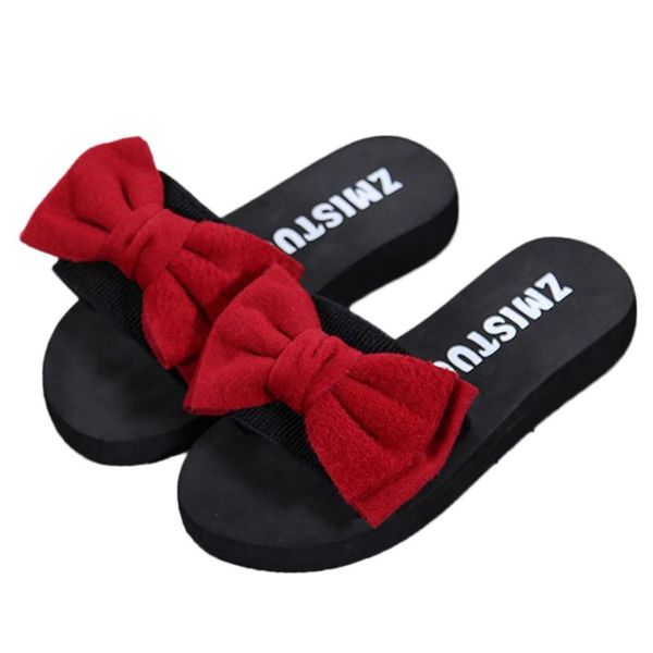 women's bow summer slippers indoor outdoor flip flops beach shoes new fashion women's casual flower slippers chanclas mujer, Black
women's bow summer slippers indoor outdoor flip flops beach shoes new fashion women's casual flower slippers chanclas mujer, Black