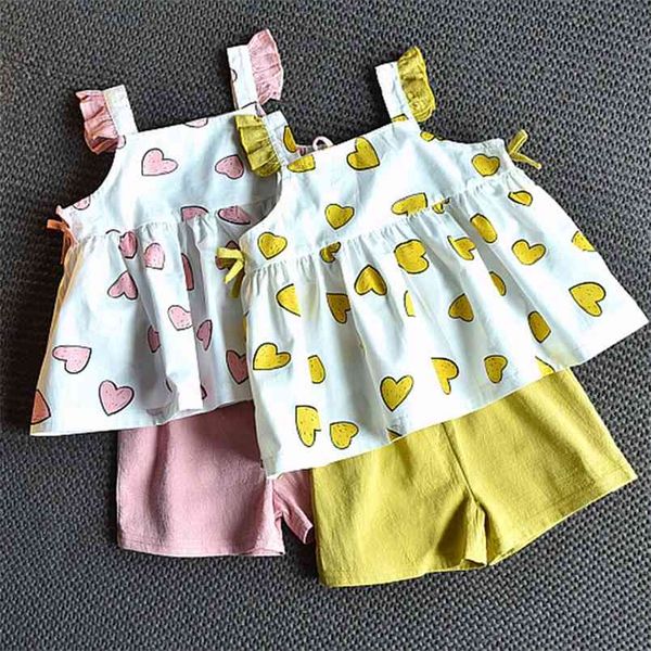 girls suit summer kids clothing children clothes baby sets love pattern 210528, White
girls suit summer kids clothing children clothes baby sets love pattern 210528, White