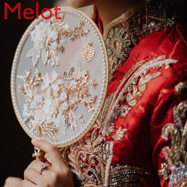 chinese wedding handmade bouquet circular fan wedding embroidery gift decoration fan
chinese wedding handmade bouquet circular fan wedding embroidery gift decoration fan