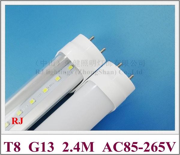 bulbs led tube g13 fluorescent light 2.4m 2400mm 8 feet ac85-265v t8 4200lm 40w-45w aluminum+pc ce rohs cw / ww
bulbs led tube g13 fluorescent light 2.4m 2400mm 8 feet ac85-265v t8 4200lm 40w-45w aluminum+pc ce rohs cw / ww