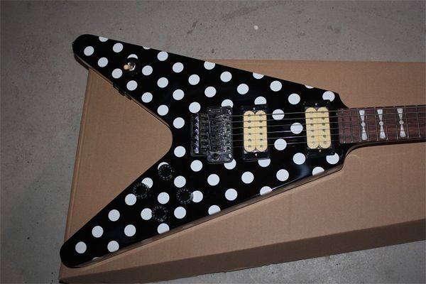 randy rhoads signature electric guitar polka dot finish china guitar double shake vibrato
randy rhoads signature electric guitar polka dot finish china guitar double shake vibrato