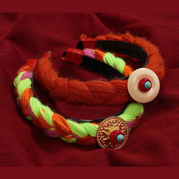 hair accessories bangji meiduo tibetan ornament female in headdress hoop wind belt hairpin rope, Slivery;white
hair accessories bangji meiduo tibetan ornament female in headdress hoop wind belt hairpin rope, Slivery;white