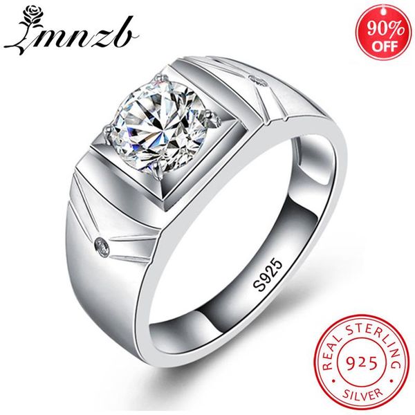 cluster rings lmnzb original real 925 sterling silver 1.25 ct 7mm cz diamond engagement wedding fine jewelry gift ring for men lm001, Golden;silver
cluster rings lmnzb original real 925 sterling silver 1.25 ct 7mm cz diamond engagement wedding fine jewelry gift ring for men lm001, Golden;silver