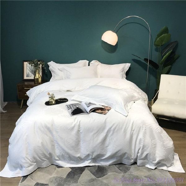 bedding sets 4pcs 1.8m set light luxury style pure white jacquard 100count long-staple cotton hometextile modern nordic
bedding sets 4pcs 1.8m set light luxury style pure white jacquard 100count long-staple cotton hometextile modern nordic