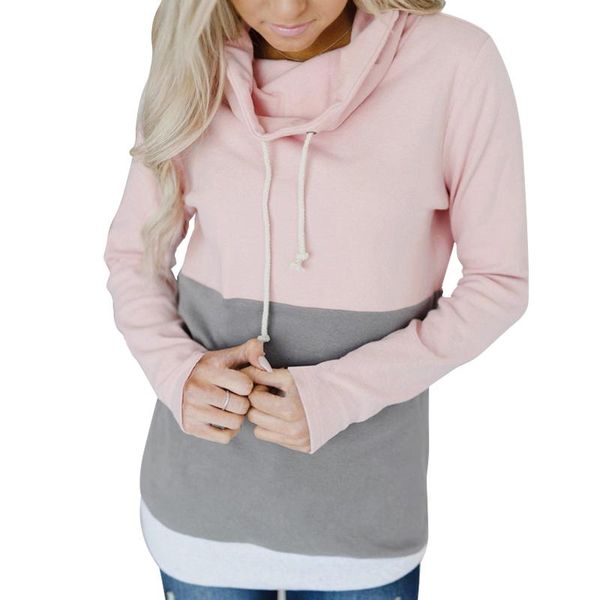 women's jackets women fashion splice colorblock drawstring high neck long sleeve sweatshirt ladies casual autumn warm cowl hoodies pul, Black;brown
women's jackets women fashion splice colorblock drawstring high neck long sleeve sweatshirt ladies casual autumn warm cowl hoodies pul, Black;brown