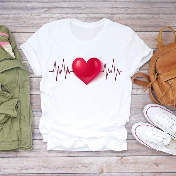 women 90s love geometric 3d cute print fashion 90s clothes lady t-shirts womens t shirt ladies graphic female tee t-shirt, White
women 90s love geometric 3d cute print fashion 90s clothes lady t-shirts womens t shirt ladies graphic female tee t-shirt, White