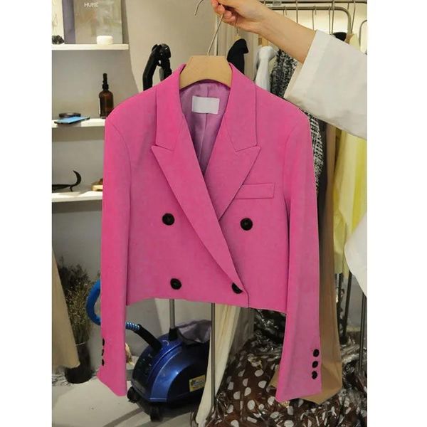 women's suits & blazers 2021 autumn casual british wind small suit jacket double-breasted short blazer button polyester, White;black
women's suits & blazers 2021 autumn casual british wind small suit jacket double-breasted short blazer button polyester, White;black