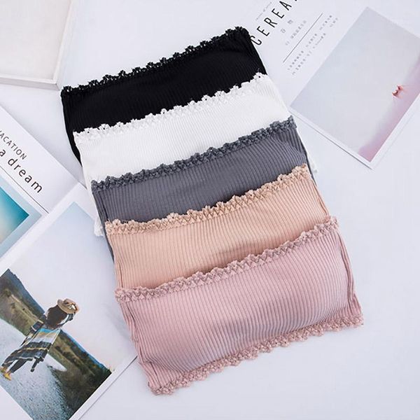women bralette crop back closure bra chest pad underwear girls strapless tube x bustiers & corsets, Black;white
women bralette crop back closure bra chest pad underwear girls strapless tube x bustiers & corsets, Black;white