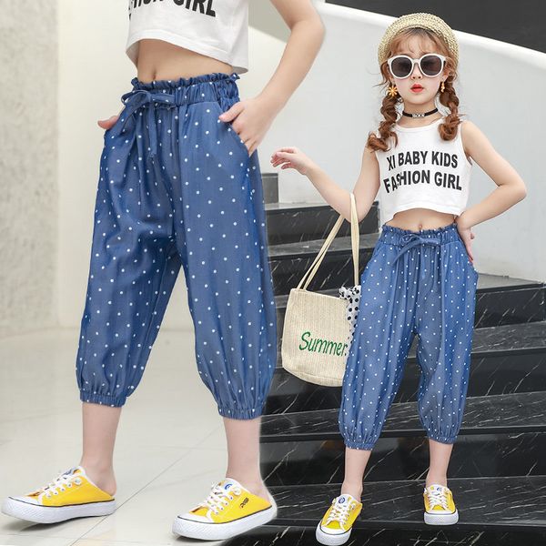 2021 new mode summer pants girls denim polka dot printed casual lantern flashlight children bloomers baby wear shvi, Blue
2021 new mode summer pants girls denim polka dot printed casual lantern flashlight children bloomers baby wear shvi, Blue