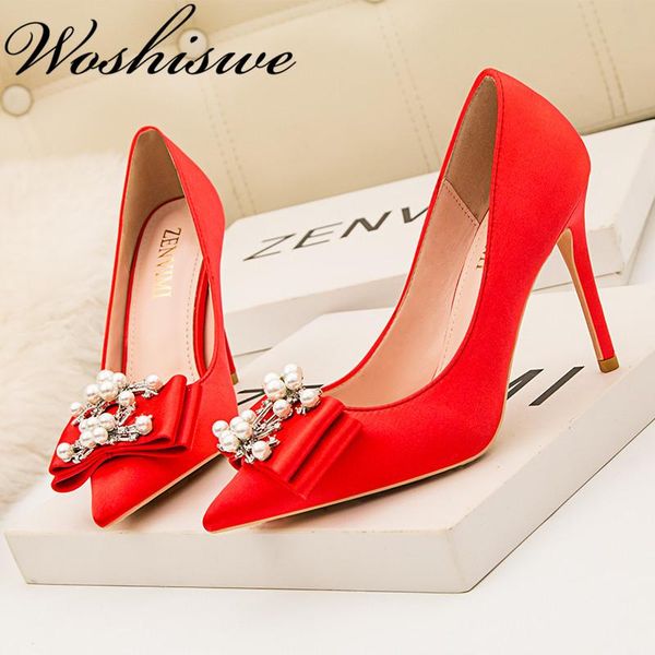 dress shoes woshiswe women's suede fashion wild shallow mouth elegant stiletto spring pearl decoration high heels, Black
dress shoes woshiswe women's suede fashion wild shallow mouth elegant stiletto spring pearl decoration high heels, Black
