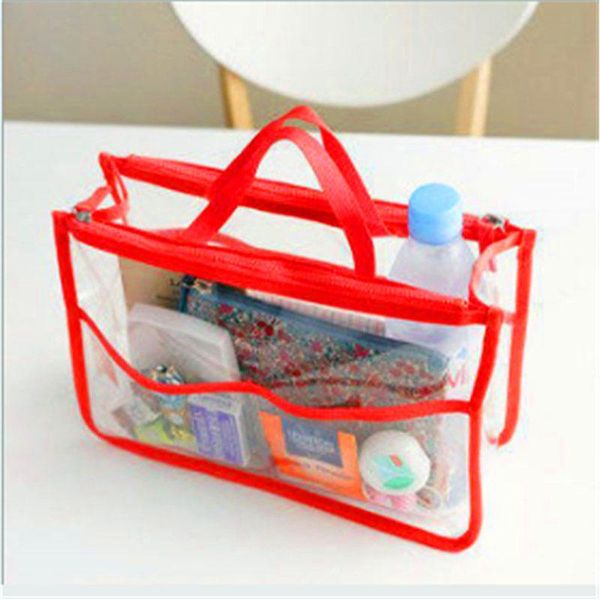 cosmetic bags & cases pva clear makeup toiletry bag case travel holder pouch wash kit set zipper box fashion solid
cosmetic bags & cases pva clear makeup toiletry bag case travel holder pouch wash kit set zipper box fashion solid