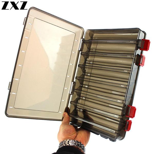 fishing accessories 14 grid lure box double sided tackle squid jig pesca minnows bait container
fishing accessories 14 grid lure box double sided tackle squid jig pesca minnows bait container