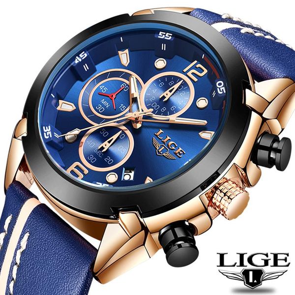 wristwatches reloj hombre lige mens watches military sports casual watch men waterproof quartz wrist relogio masculino, Slivery;brown 
wristwatches reloj hombre lige mens watches military sports casual watch men waterproof quartz wrist relogio masculino, Slivery;brown