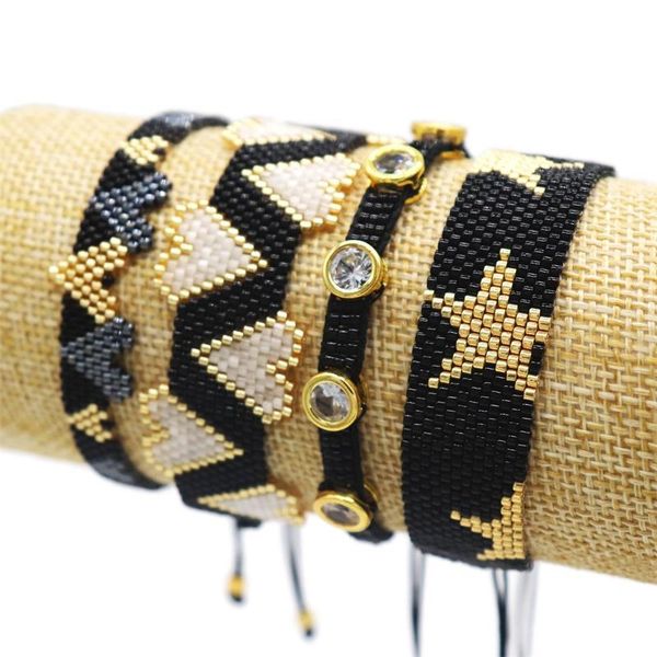 charm bracelets grapes miyuki star bracelet women crystal pulseras mujer moda 2021 fashion female jewelry handmade beads gift, Golden;silver 
charm bracelets grapes miyuki star bracelet women crystal pulseras mujer moda 2021 fashion female jewelry handmade beads gift, Golden;silver