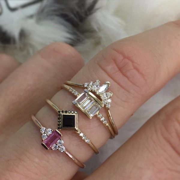 wedding rings cz cluster ring red white cubic zirconia thin simple band cute lovely girl gift minimal rose gold color fashion finger midi, Slivery;golden
wedding rings cz cluster ring red white cubic zirconia thin simple band cute lovely girl gift minimal rose gold color fashion finger midi, Slivery;golden