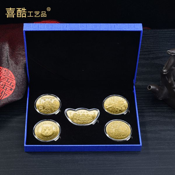 souvenir 2022 renyin year of the tiger commemorative medallion set with five combination insurance points gift s
souvenir 2022 renyin year of the tiger commemorative medallion set with five combination insurance points gift s