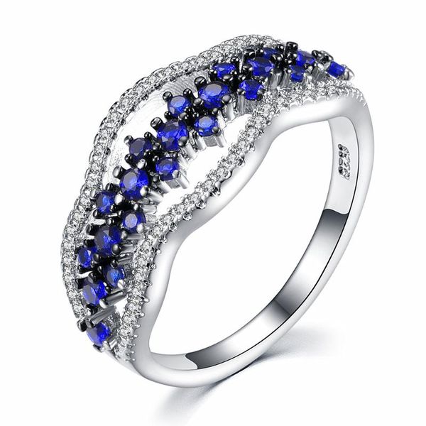 cluster rings fashion sapphire gemstones blue crystal zircon diamond for women white gold silver color jewelry bijoux wedding party gift, Golden;silver
cluster rings fashion sapphire gemstones blue crystal zircon diamond for women white gold silver color jewelry bijoux wedding party gift, Golden;silver