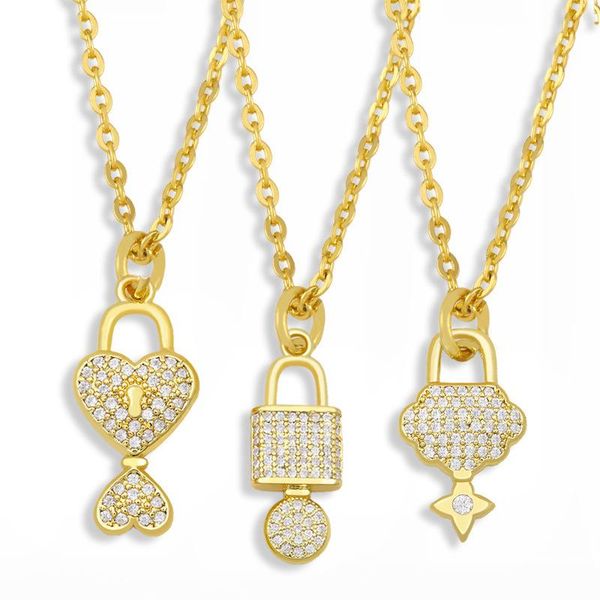 chains 5pcs clear zirconia paved heart-shape lock charm,key charm pendant gold metal jewelry necklace nks73, Silver
chains 5pcs clear zirconia paved heart-shape lock charm,key charm pendant gold metal jewelry necklace nks73, Silver