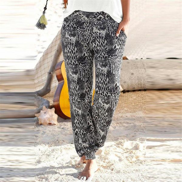 women's pants & capris summer women long harem with pockets snake printing easy trousers ladies high waist boho streetwear #g1, Black;white
women's pants & capris summer women long harem with pockets snake printing easy trousers ladies high waist boho streetwear #g1, Black;white