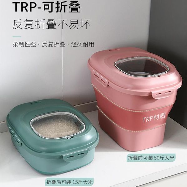 storage bottles & jars household moisture-proof and insect-proof rice bins, flour buckets, kitchen plastic foldable
storage bottles & jars household moisture-proof and insect-proof rice bins, flour buckets, kitchen plastic foldable