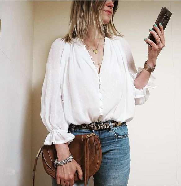 korean style solid white summer womens shirt oversized v neck lantern sleevelace casual ladies camisa feminina
korean style solid white summer womens shirt oversized v neck lantern sleevelace casual ladies camisa feminina