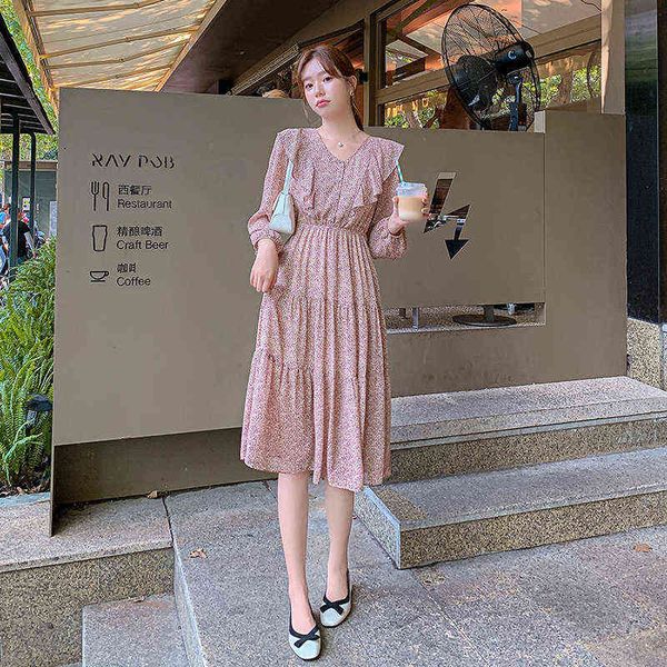 woman casual dresses autumn women's small man with a slim waist skirt v-neck floral long sleeved chiffon dresses, Black;gray
woman casual dresses autumn women's small man with a slim waist skirt v-neck floral long sleeved chiffon dresses, Black;gray