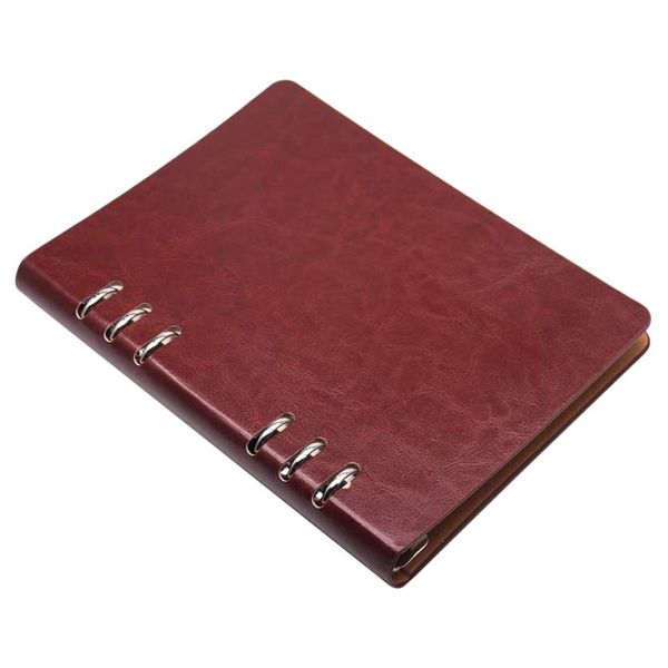 notepads a5 notebook 6 holes pu leather cover loose pocket refillable binder rings journal, Purple;pink
notepads a5 notebook 6 holes pu leather cover loose pocket refillable binder rings journal, Purple;pink