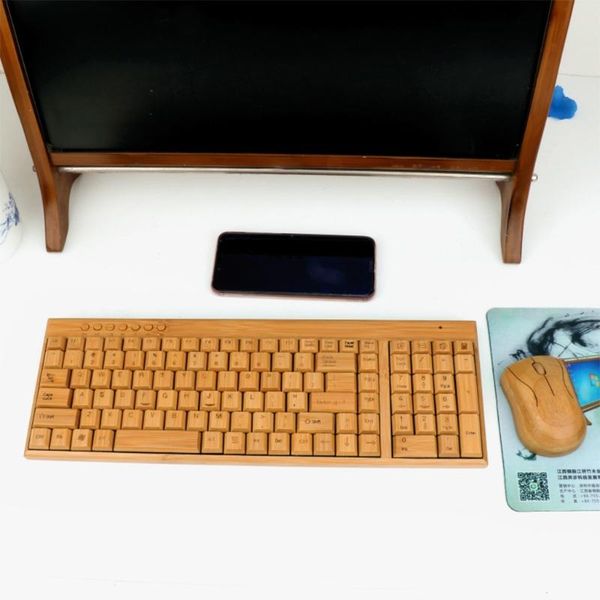 keyboard mouse combos bamboo wireless combo set for lappc office usb plug and play 45ba
keyboard mouse combos bamboo wireless combo set for lappc office usb plug and play 45ba