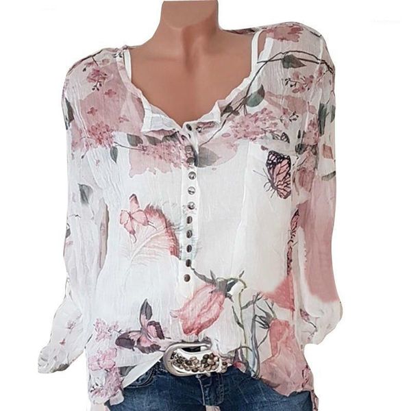 button women shirts autumn casual v-neck chiffon blouse camisa feminina long sleeve ladies print femme shirt women's blouses, White
button women shirts autumn casual v-neck chiffon blouse camisa feminina long sleeve ladies print femme shirt women's blouses, White