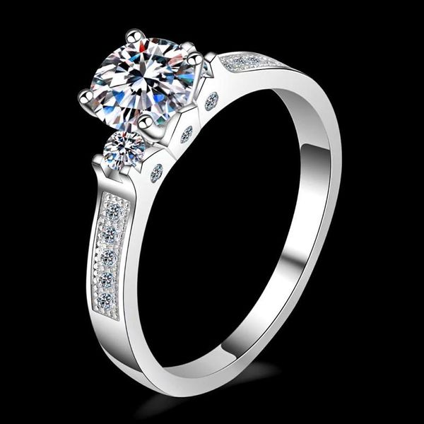 cluster rings luxury 925 silver 0.8 excellent cut d color pass diamond test mossanite party ring, Golden;silver
cluster rings luxury 925 silver 0.8 excellent cut d color pass diamond test mossanite party ring, Golden;silver