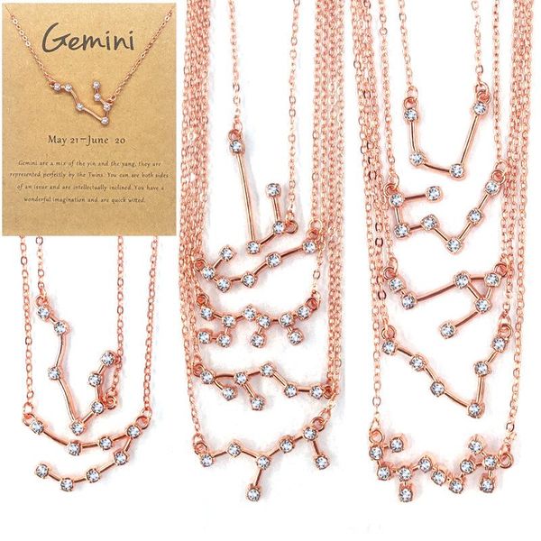 pendant necklaces rose gold crystal zodiac sign 12 constellation charm necklace leo virgo libra scorpio jewelry gifts, Silver
pendant necklaces rose gold crystal zodiac sign 12 constellation charm necklace leo virgo libra scorpio jewelry gifts, Silver