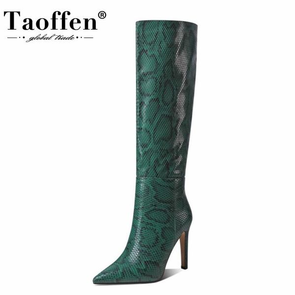 boots taoffen size 34-43 knee high women snake pattern winter heel party club shoes ladies footwear, Black
boots taoffen size 34-43 knee high women snake pattern winter heel party club shoes ladies footwear, Black