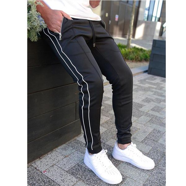 running pants men's sweatpants fitness cotton trousers male casual track jogging, Black;blue
running pants men's sweatpants fitness cotton trousers male casual track jogging, Black;blue