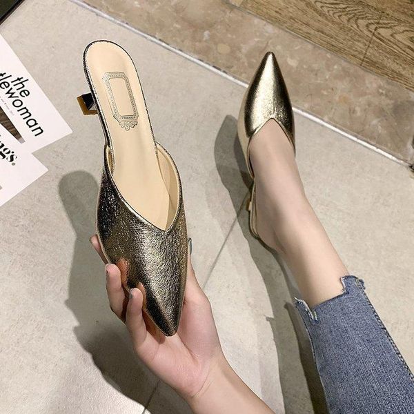 slippers med shoes cover toe low casual slipers women thin heels slides loafers pointed luxury 2021 rome fabric basic pu fashion, Black
slippers med shoes cover toe low casual slipers women thin heels slides loafers pointed luxury 2021 rome fabric basic pu fashion, Black