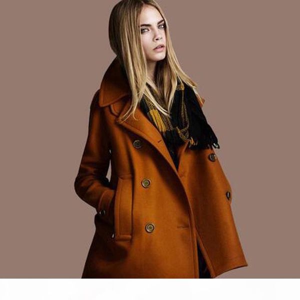 fashion womens long coats loose style solid wool double-breasted outerwear women coats european style ing, Black
fashion womens long coats loose style solid wool double-breasted outerwear women coats european style ing, Black