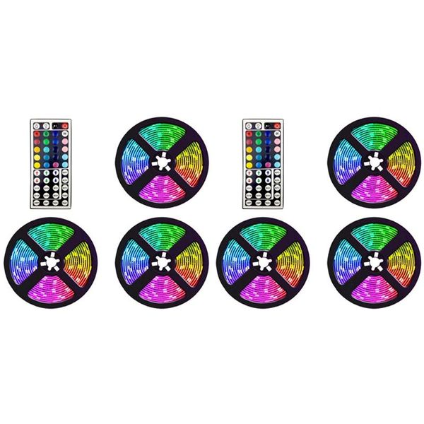 15m waterproof led strip lights with 44 keys controller flexible color changing rgb light strips
15m waterproof led strip lights with 44 keys controller flexible color changing rgb light strips