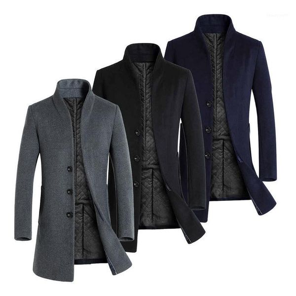 men's trench coats winter jackets solid color casual outwear business stand collar woolen / male slim windbreaker, Tan;black
men's trench coats winter jackets solid color casual outwear business stand collar woolen / male slim windbreaker, Tan;black