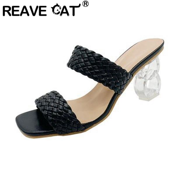 reave cat new 2021 ladies sandals peep toe 7cm strange heels transparent soft stylish slip-on big size 40 casual date a3566, Black
reave cat new 2021 ladies sandals peep toe 7cm strange heels transparent soft stylish slip-on big size 40 casual date a3566, Black