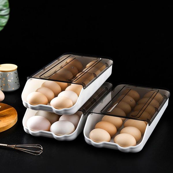 storage bottles & jars egg box automatic rolling slide design fresh-keeping with transparent lid household lb88
storage bottles & jars egg box automatic rolling slide design fresh-keeping with transparent lid household lb88