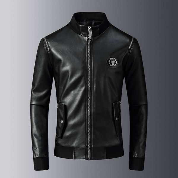 metal badges pu jackets men high street stand neck zipper sleeve streetwear motorcycle faux leather coats ropa para hombre 211018, Black
metal badges pu jackets men high street stand neck zipper sleeve streetwear motorcycle faux leather coats ropa para hombre 211018, Black