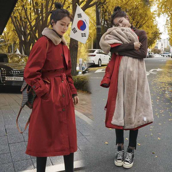 winter down jacket women mujer thick warm cotton padded parkas female wool liner rabbit fur jackets long coat outwears, Black;brown
winter down jacket women mujer thick warm cotton padded parkas female wool liner rabbit fur jackets long coat outwears, Black;brown